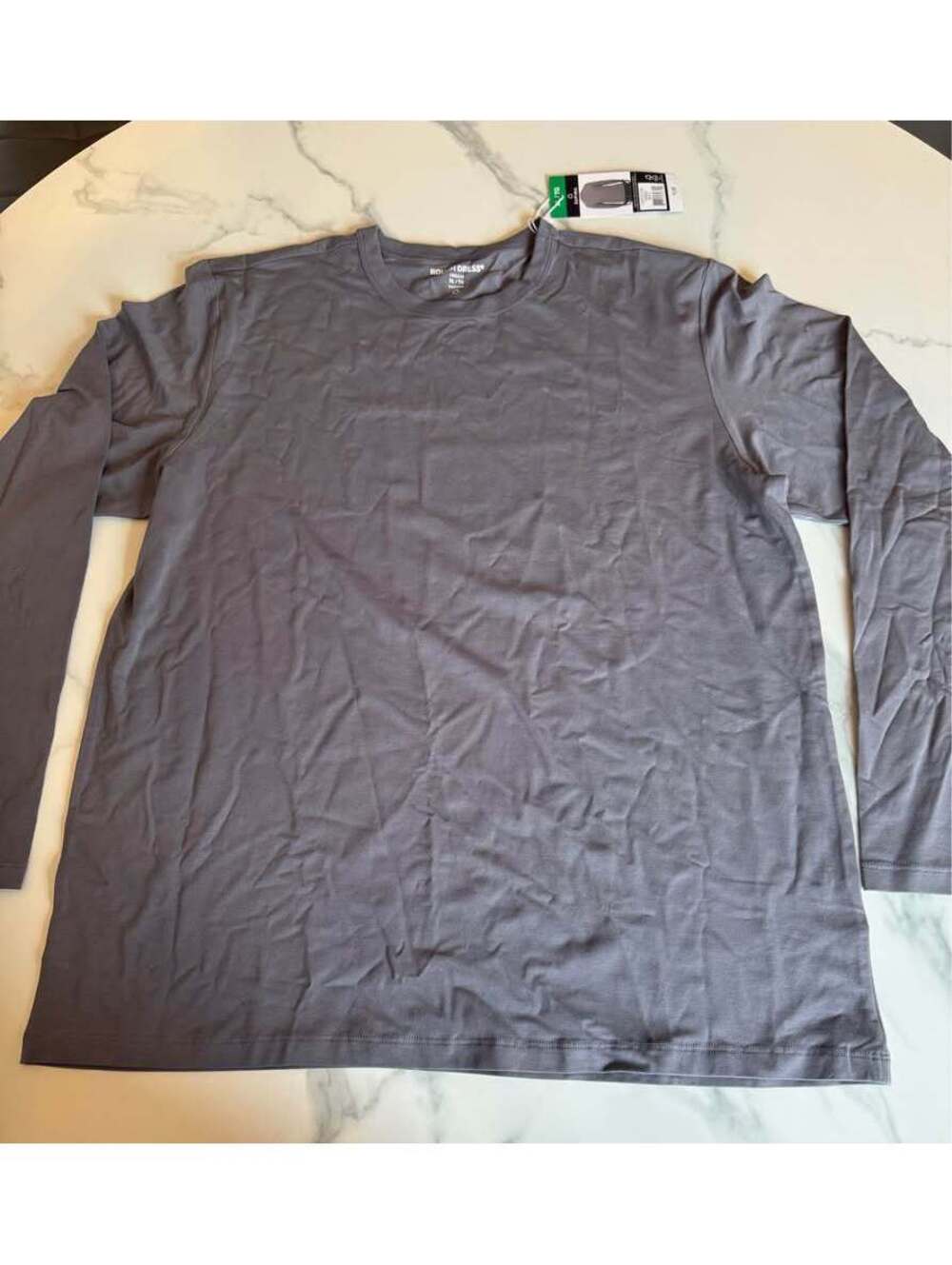Rough Dress men’s long sleeve shirt XL grey